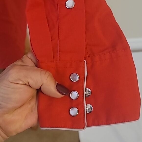 - Rocking K Ranchwear Embroidered Pearl Snap Shirt large - Picture 5 of 10